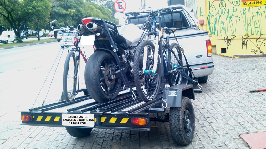 Carreta 3 Motos